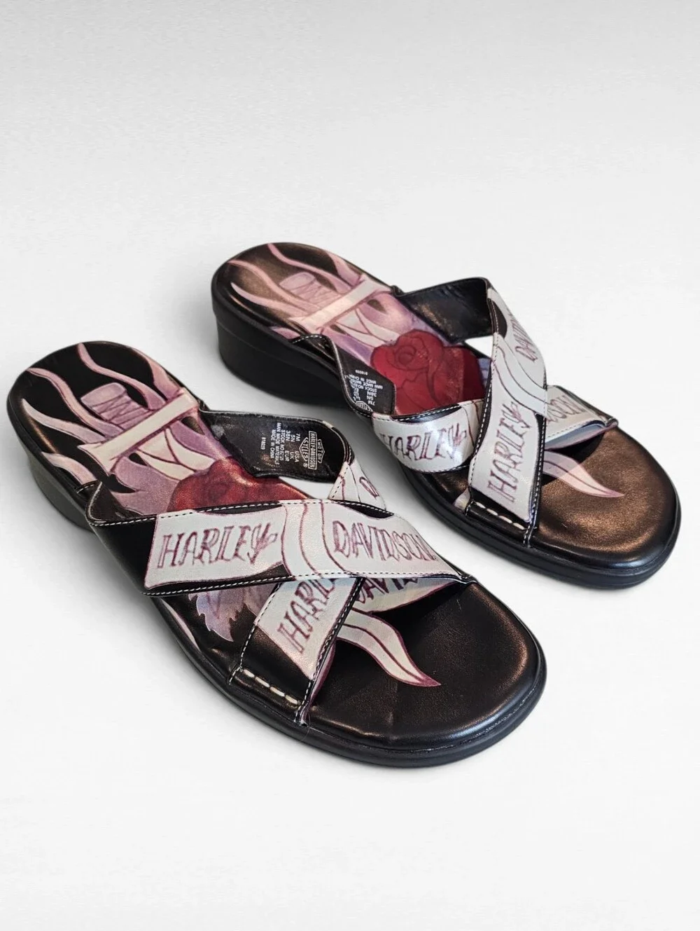 Harley Davidson Flip Flops Size 7